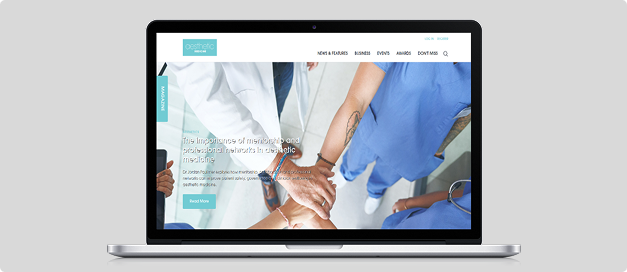 Medical Website Redesign Aesthetic Medicine website redesign services