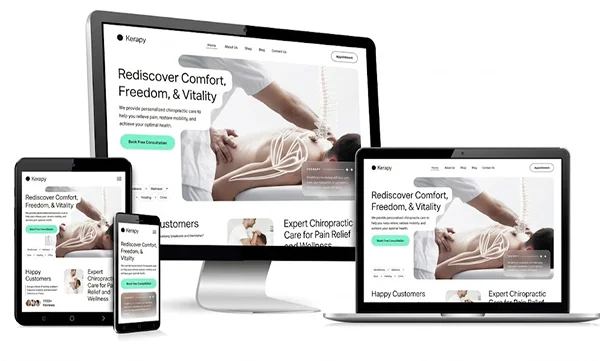 Chiropractor Website Design portfolio