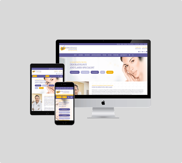 Medical Website Redesign Dermatology Website redesign services