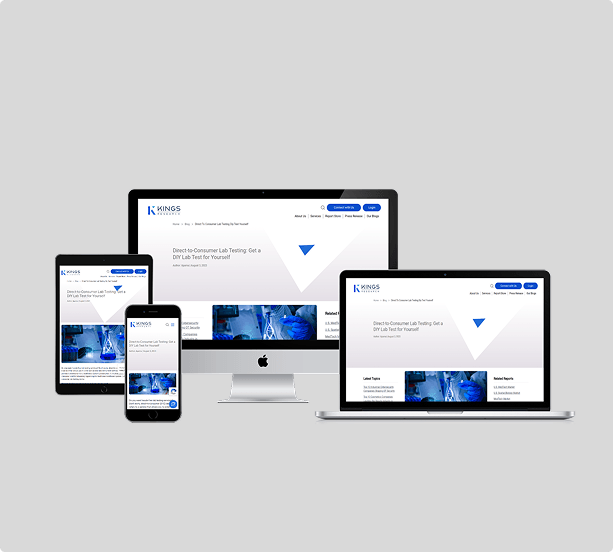 Medical Diagnostics healthcare website design