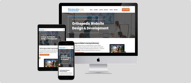 Medical Website Redesign Custom sports and orthopedic website redesign services