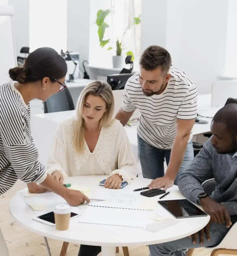 Local seo team discussion for medical services