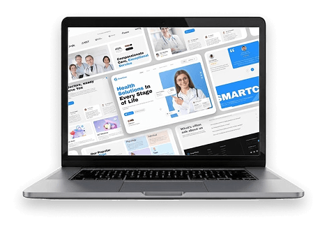 Custom medical website development portfolio